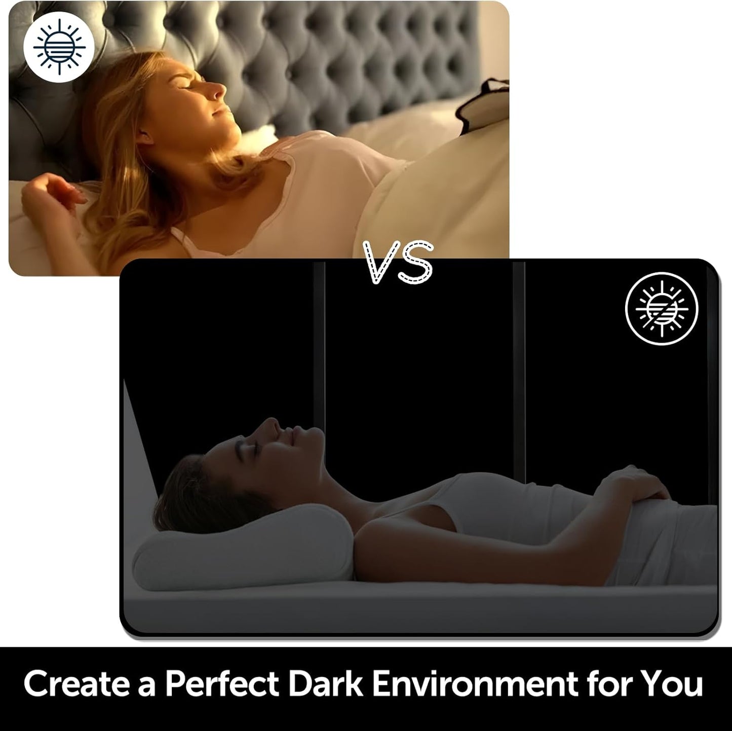 HIDBEA Mirror Blackout Window Film,100% Light Blocking Room Darkening Window Privacy Film,Mirror Glass Window Film Heat Control,Removable Window Cover Tint for Day Sleep(Mirror Black,17.3in x 13.1ft)