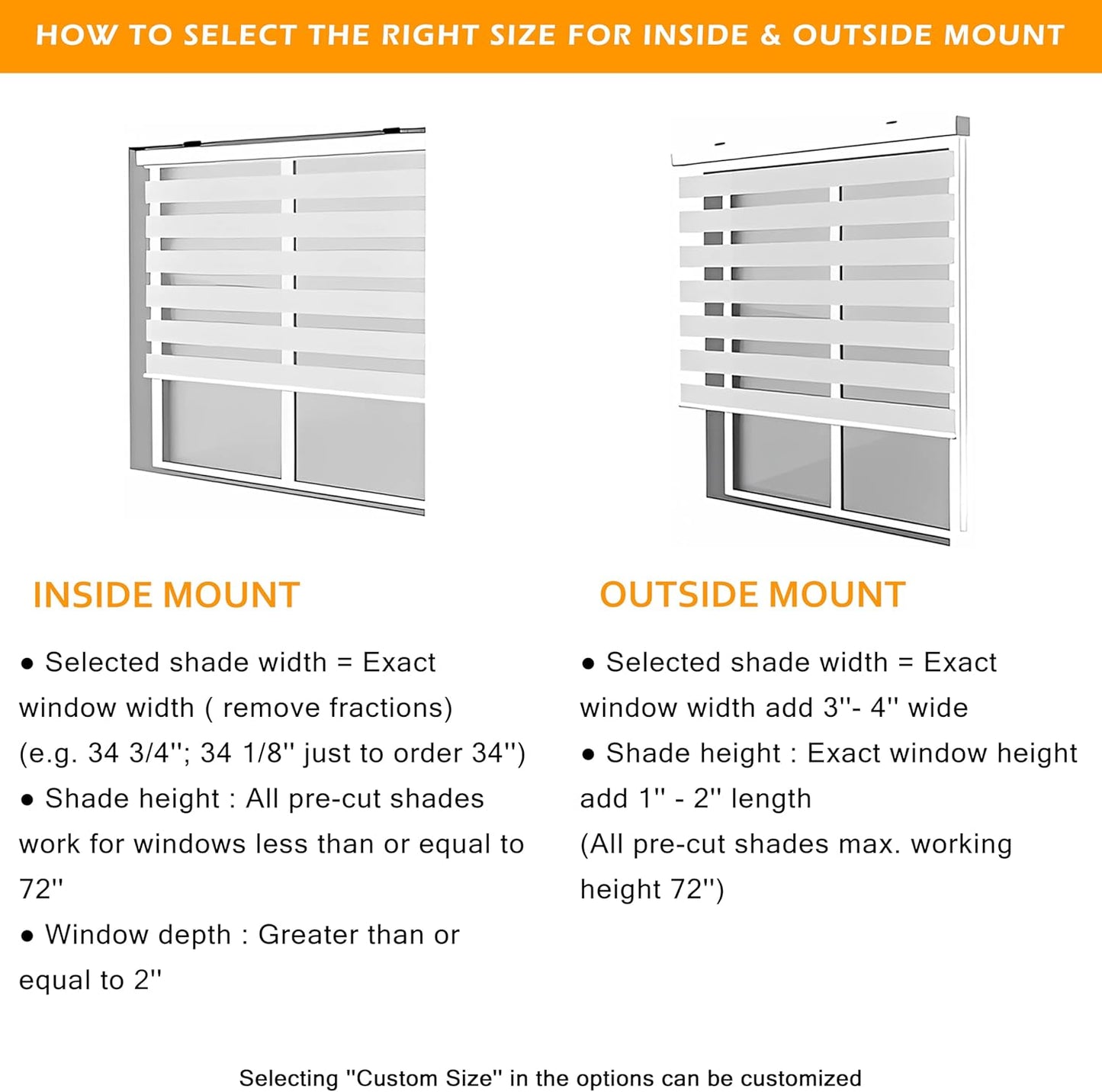 Zebra Blinds Window Blind Zebra Shade Blinds for Windows Roller Sheer Shades Privacy Light Filtering Shades for Home Kitchen Bathroom (Width 55'' X Height 72'' Grey)