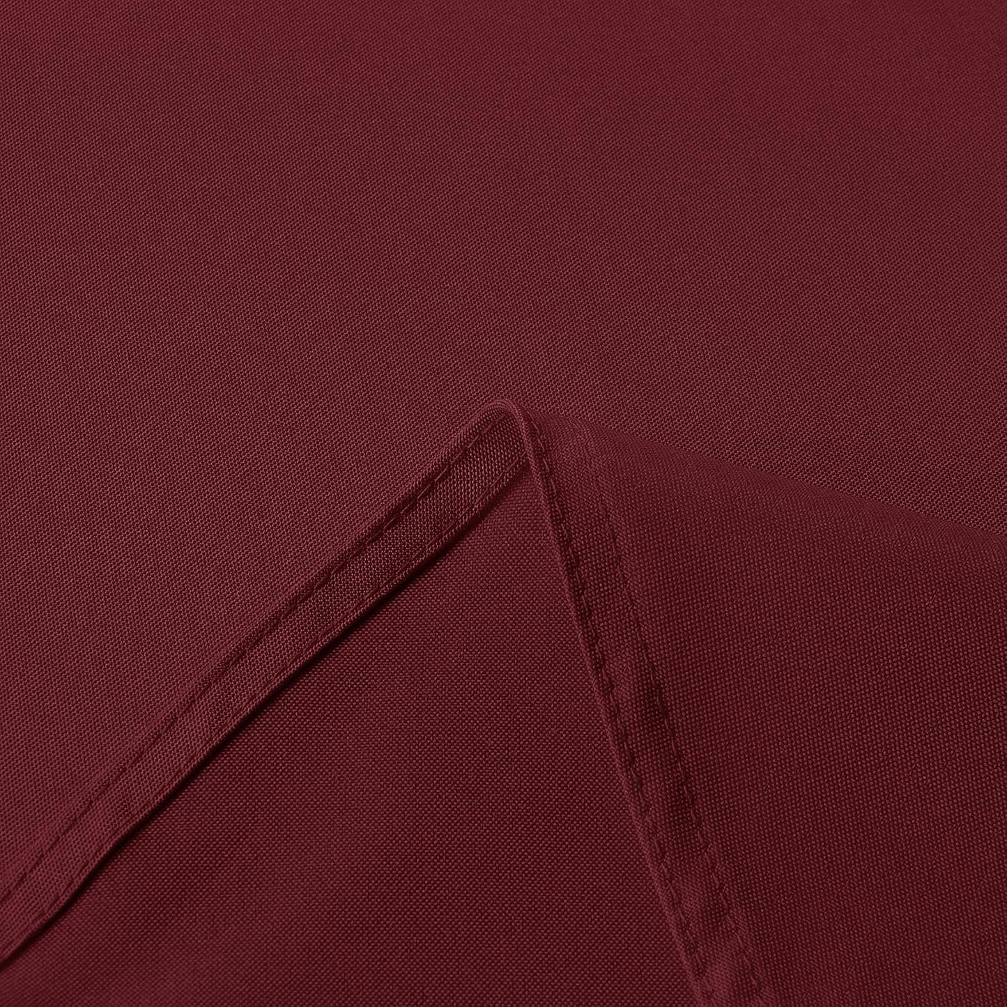 sancua Rectangle Tablecloth - 70 x 70 Inch - Stain and Wrinkle Resistant Washable Polyester Table Cloth, Decorative Fabric Table Cover for Dining Tables, Buffet Parties and Camping, Burgundy