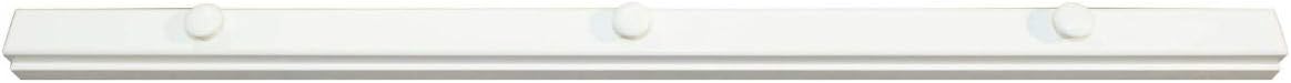 RRD Quilt Hanger for Wall for Display - Amish Made Wooden Quilt Rack Wall Mount - Rustic Tapestry Quilt Wall Hangers (Maple Wood, White Paint, 36" Long)