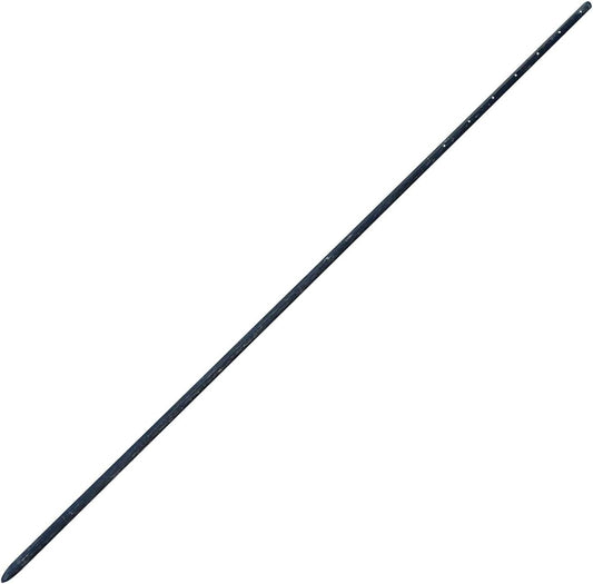 Sandbaggy Round Steel Concrete Form Stakes with Nail Holes - Rust Resistant Coating - Removable, Reusable (1, 3/4 in X 60 in)