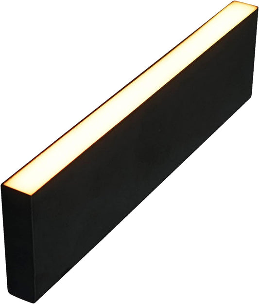 LUMENGY Paver Light Slim 0.5x8 Inch (0.55 x 7.87 inches) 2700K Warm White Glare-Free Steel Brick Lighting for Pavers, Walls, Driveway & Pathway Borders, Waterproof, Drive-Over Rated - 12V AC/DC