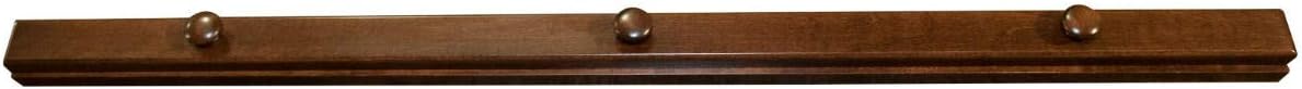 RRD Quilt Hanger for Wall for Display (48") Amish Made Wooden Quilt Rack Wall Mount - Rustic Tapestry Quilt Wall Hangers (Maple Wood, Coffee Stain, 48" Long)
