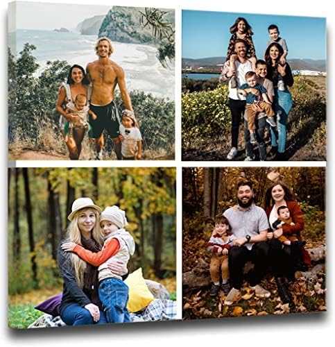 Laoife Custom Canvas Painting Wall Art 24"x24" Upload Images Personalized Pictures to Canvas for Wall, Custom Canvas Prints with Your Photos for Pet/Animal