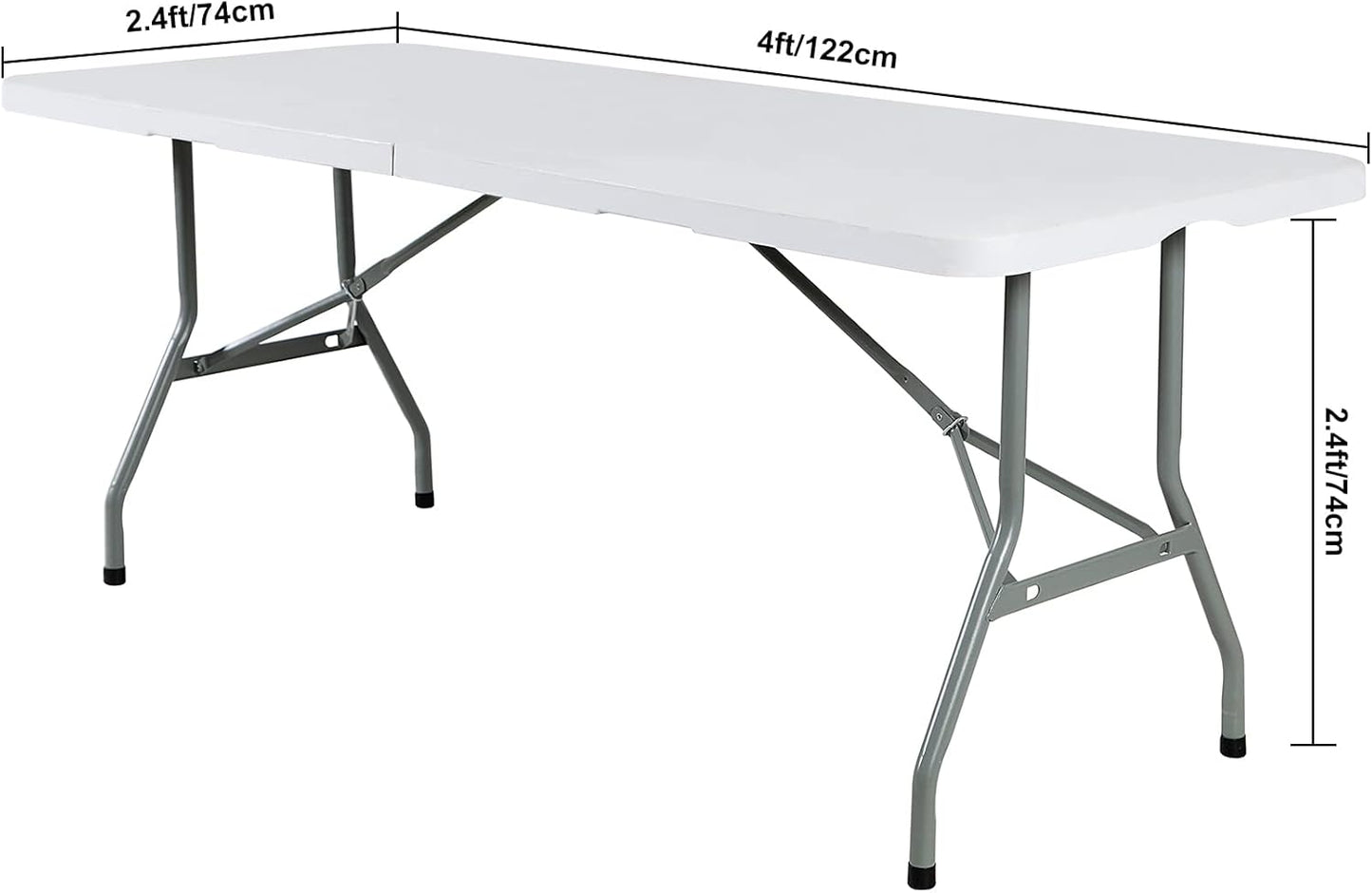 Spandex 4ft Waterproof Table Cover for Party,Wedding, Banquet, and Events(Champagne)