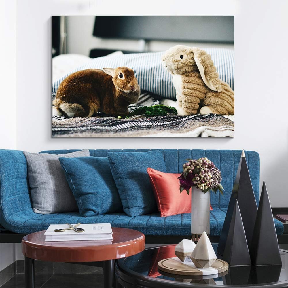 NWT Custom Canvas Prints with Your Photos for Pet/Animal, Personalized Canvas Pictures for Wall to Print Framed 11x14 inches