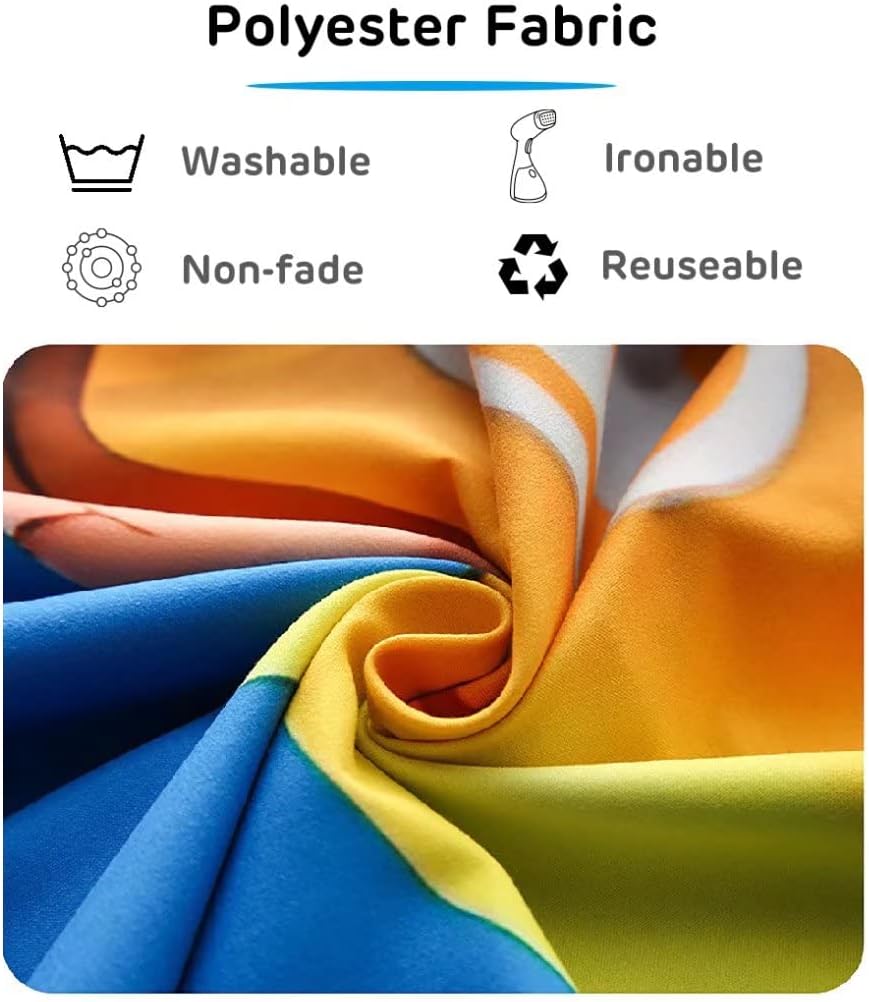 BELECO Tie Dye Tapestry Fabric Wall Hanging 60x40 Inch Groovy Sign Rainbow Tapestry Backdrop Colorful Spiral Tie Dye Party Decorations Tie Dye Art Tapestries for Bedroom Living Room Dorm Decor