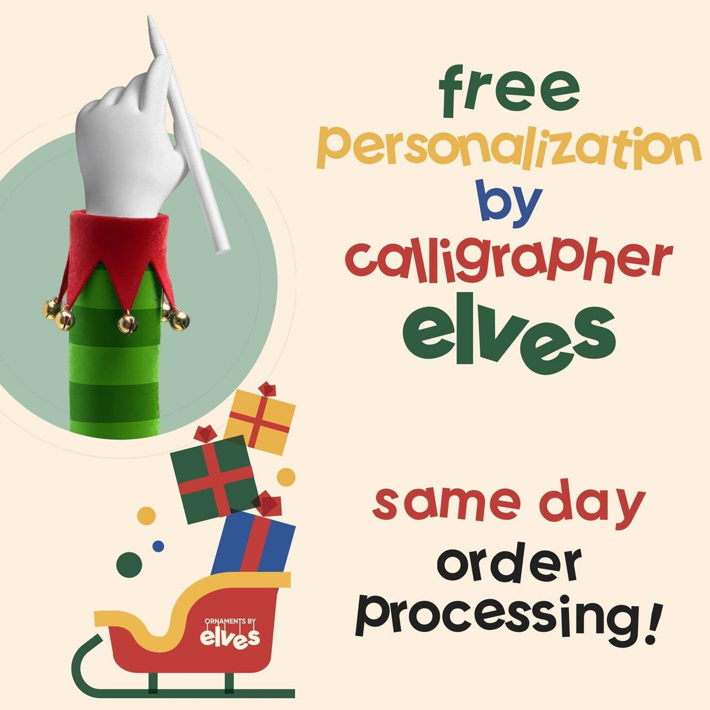 Ornaments by Elves - Personalized Baby Pink Christmas Ball Ornaments 2024 - Customized Baby Girl Pink Balls Christmas Decorations African-American Ornaments in a Giftable Packaging