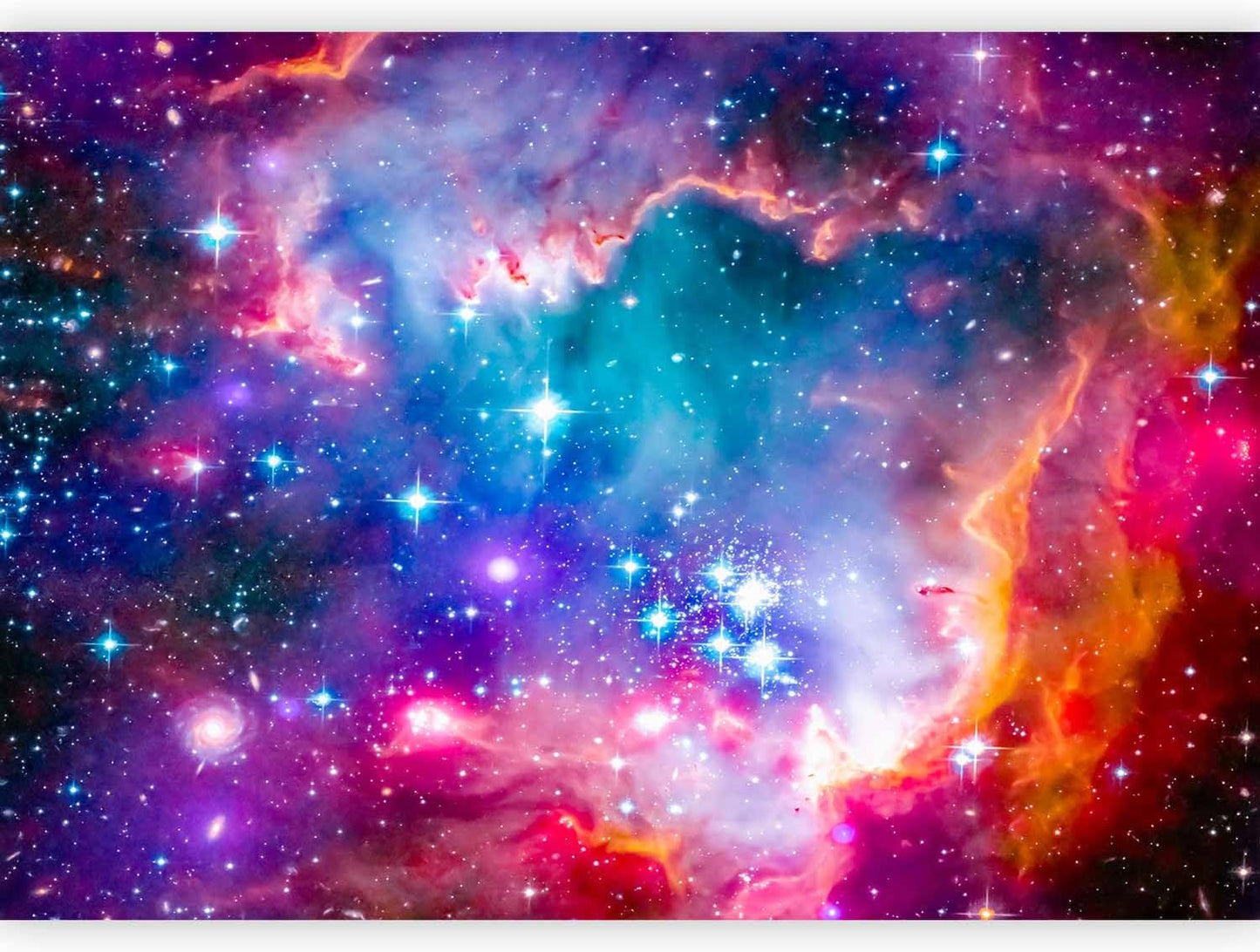 artgeist Wall Mural Abstract 116x83 in - Peel and Stick Self-Adhesive Wallpaper Removable Large Sticker Foil Wall Decor Print Picture Image Design Abstract Cosmos Sky Star i-G-10010-a-a