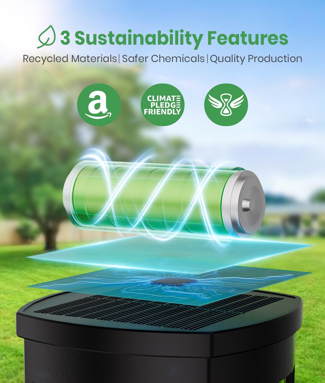 Solar Pathway Lights Outdoor Waterproof 4 Pack Upgraded Solar Walkway Landscape Lighting Outside Driveway Lights,Auto On/Off for Yard Lawn Patio (Cool White)