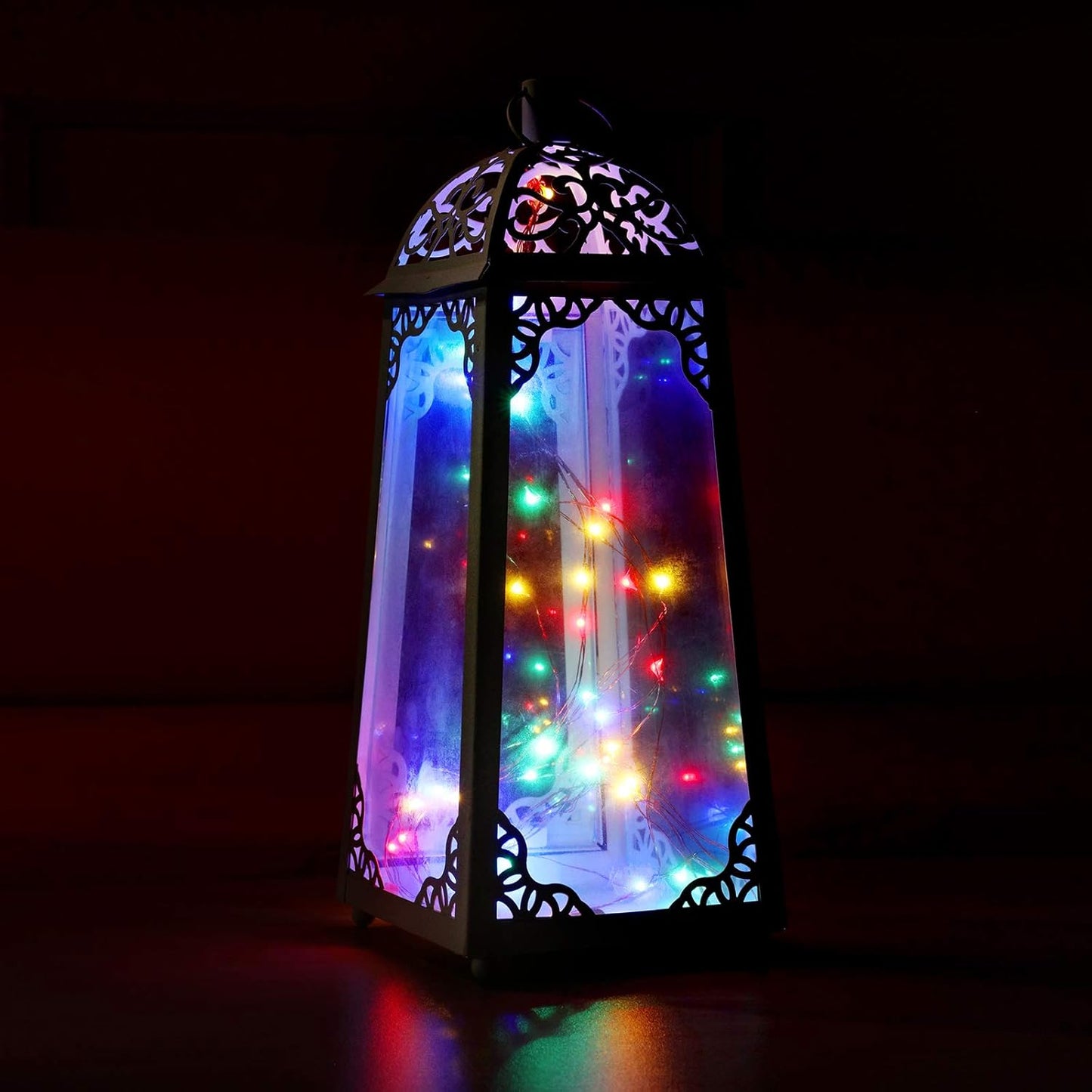 Led Fairy Lights Battery Operated, 4 Packs Mini Battery Powered Copper Wire Starry Fairy Lights for Bedroom, Christmas, Parties, Wedding, Centerpiece, Decoration (5m/16ft Multi-Colored)