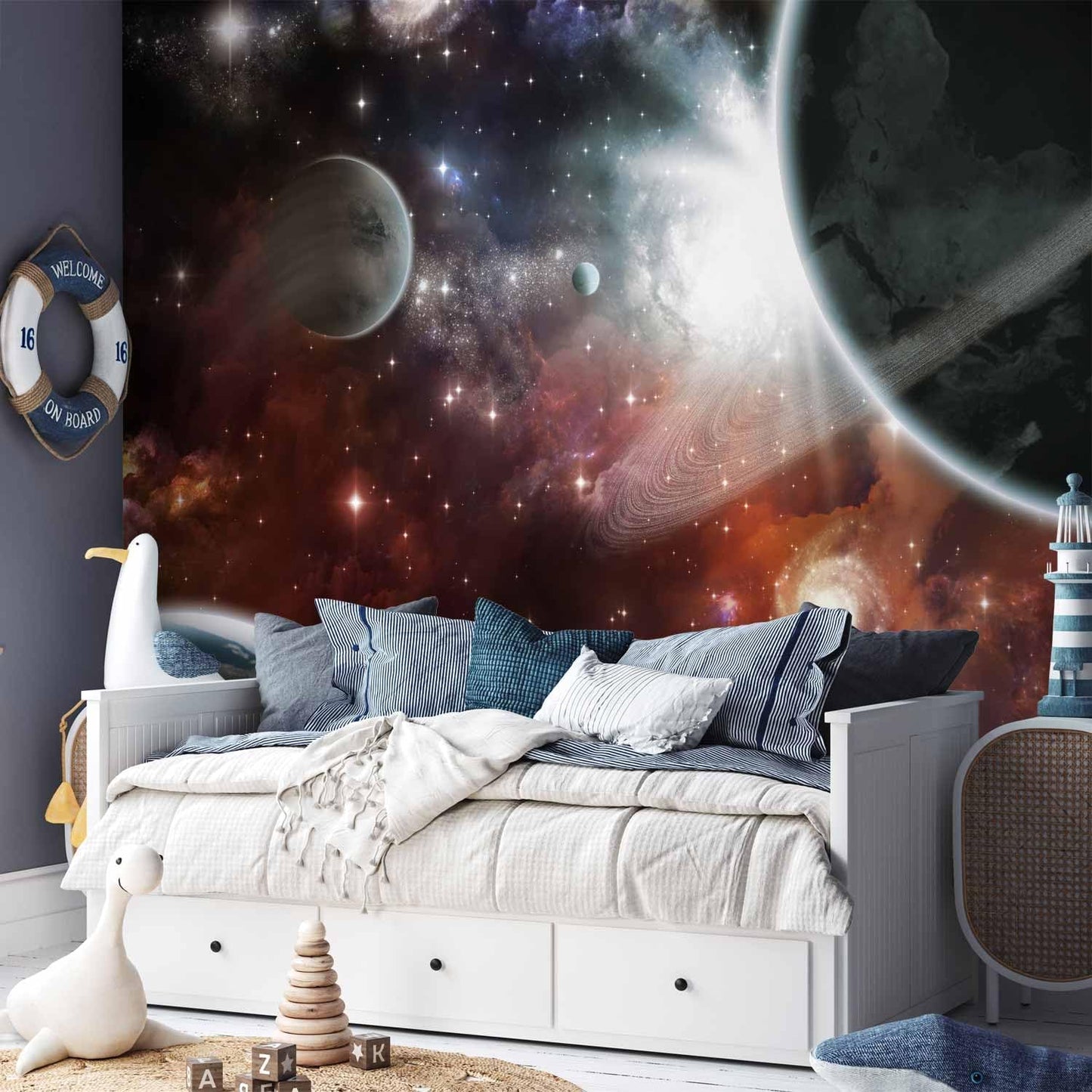 artgeist Wall Mural Cosmos Galaxy 98x69 in - XXL Non-Woven Wallpaper Fleece Wall Decor Photo Print Picture Image Design Home 10110905-32