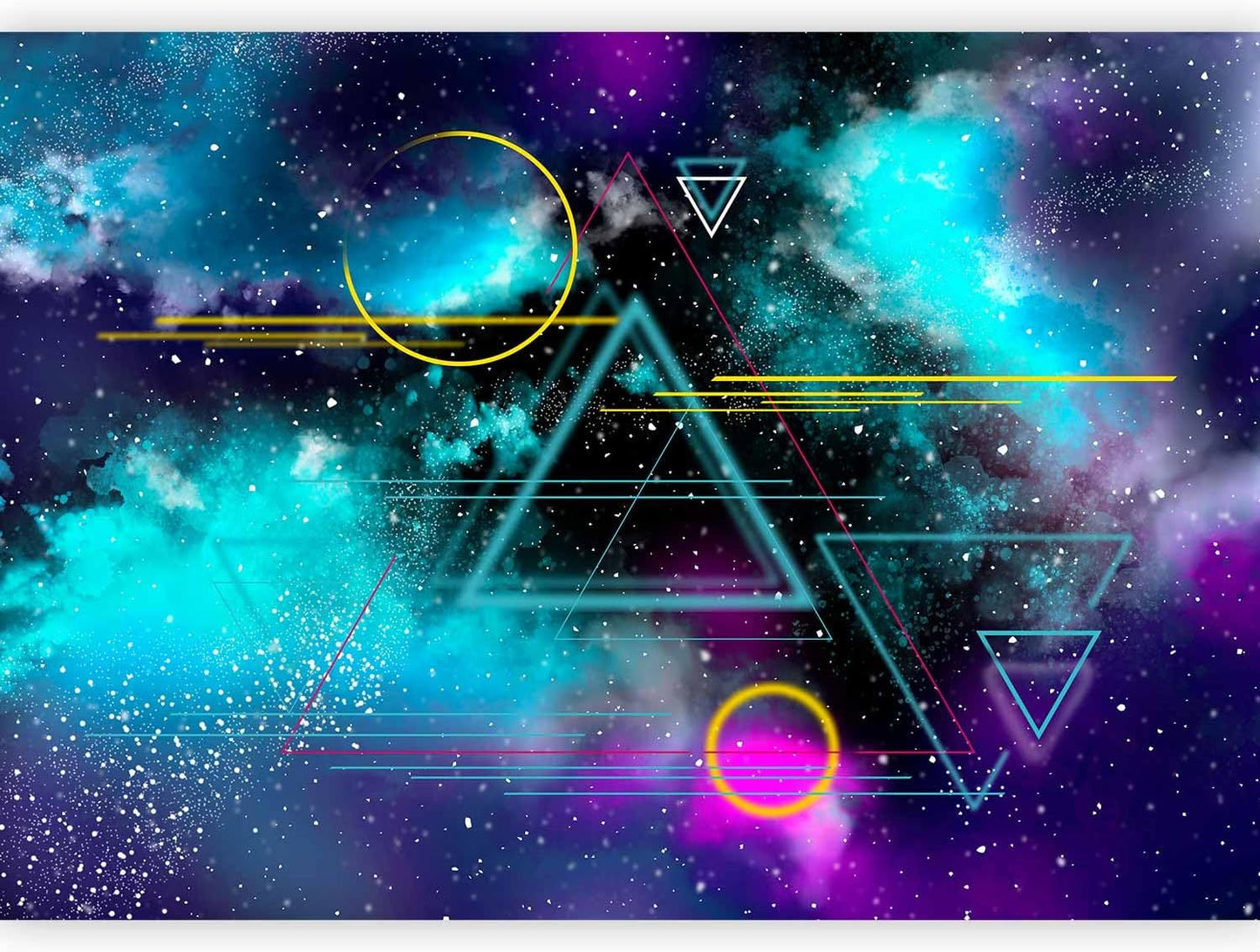 artgeist Premium Wall Mural Galaxy 157x110 in - Non-Woven Wallpaper Fleece Wall Decor Photo Print Picture Image Design Home Mural Cosmos Galaxy Cosmonaut Astronaut a-A-10328-a-a