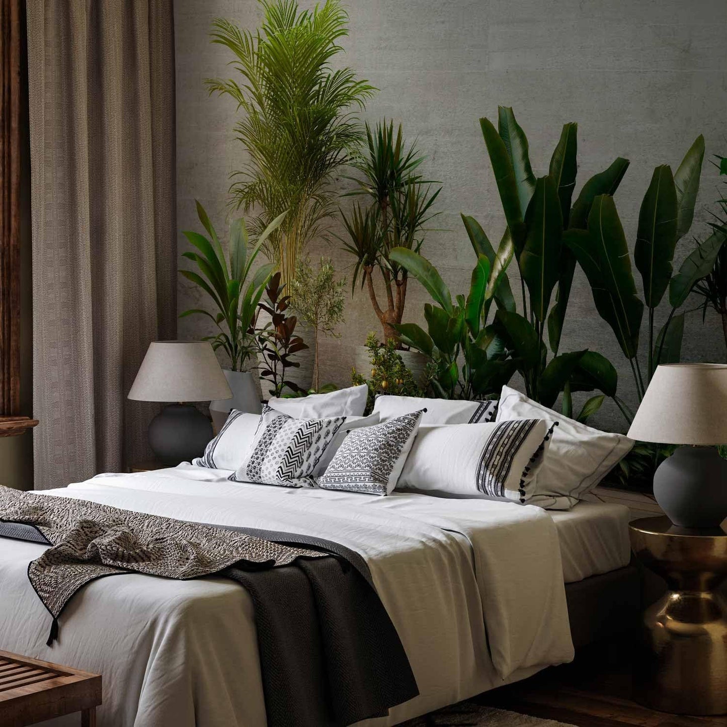 artgeist Wall Mural Nature 116x83 in - XXL Peel and Stick Self-Adhesive Wallpaper Removable Large Sticker Foil Wall Decor Print Picture Image Design Botanics Plants 3D Effect b-B-0600-a-a