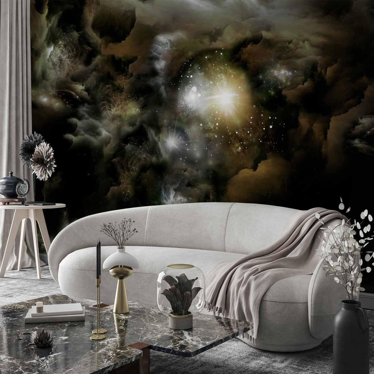 artgeist Premium Wall Mural Cosmos Galaxy 98x69 in - XXL Non-Woven Wallpaper Fleece Wall Decor Photo Print Picture Image Design Home n-A-0027-a-b