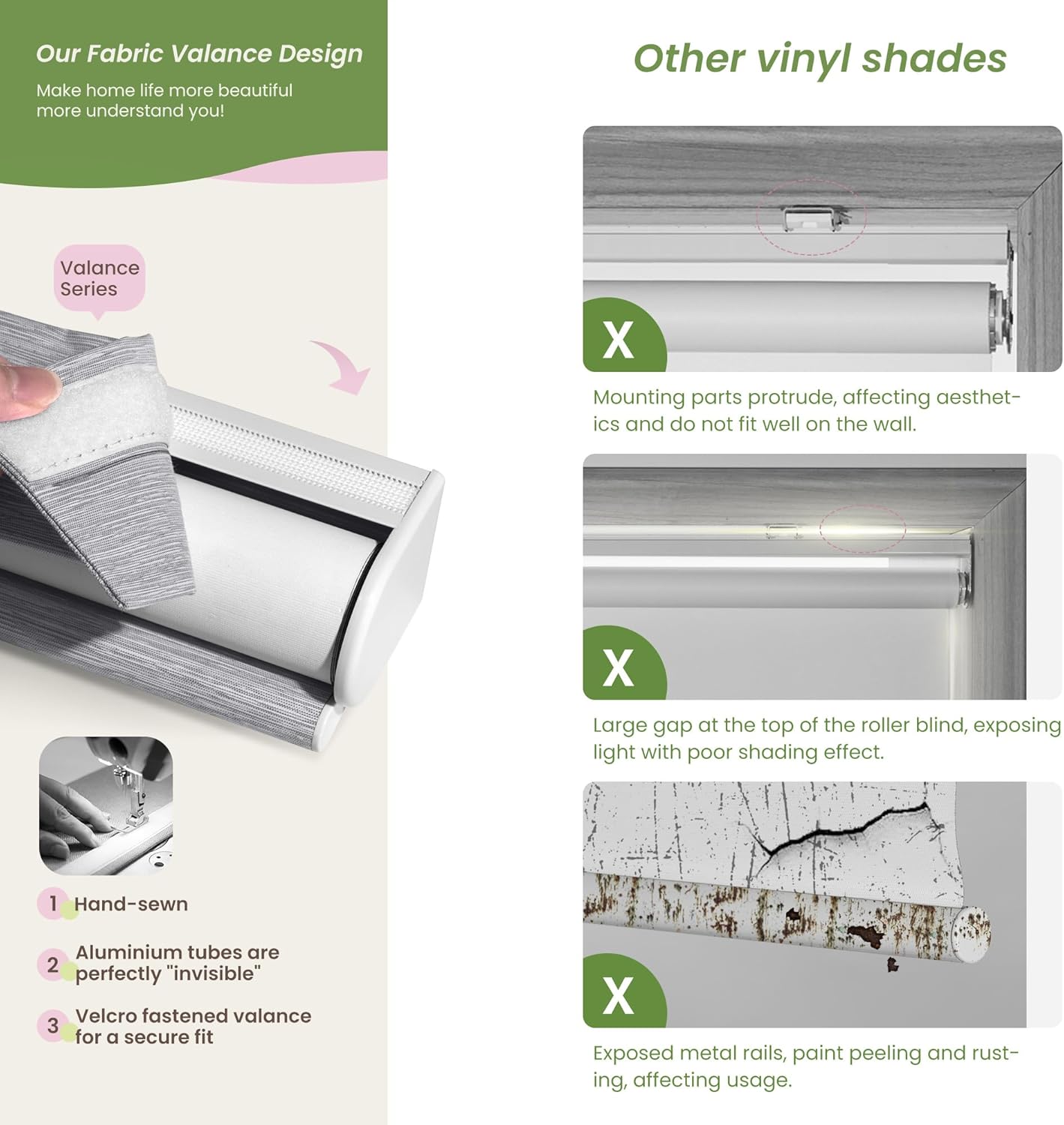 Blackout Roller Shades for Indoor Windows, Cordless Jacquard Fabric-Matched Roller Blinds, Easy to Install Privacy UV Protection Roll Up Blinds for Home Office, Grey, 36" W x 72" H