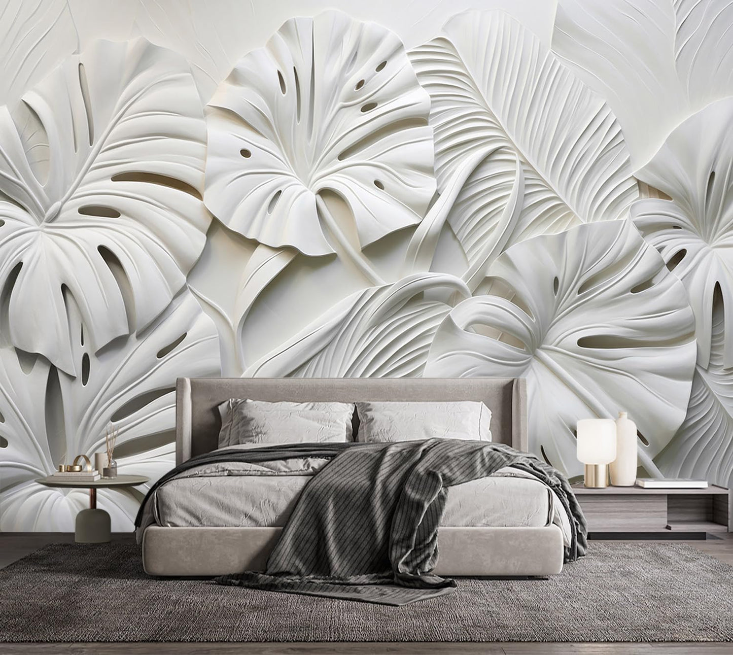 -3D Plant Living Room Wallpaper XT22 L 180" x 115"