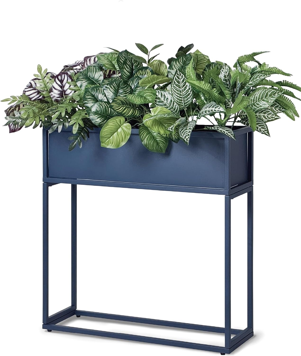 Cocoyard Elevated Planter Box - 28 Inch Durable Raised Garden Bed for Herbs and Flowers - Stylish Tall Rectangular Planter for Outdoor Plants for Patio Decor & Backyard Gardening