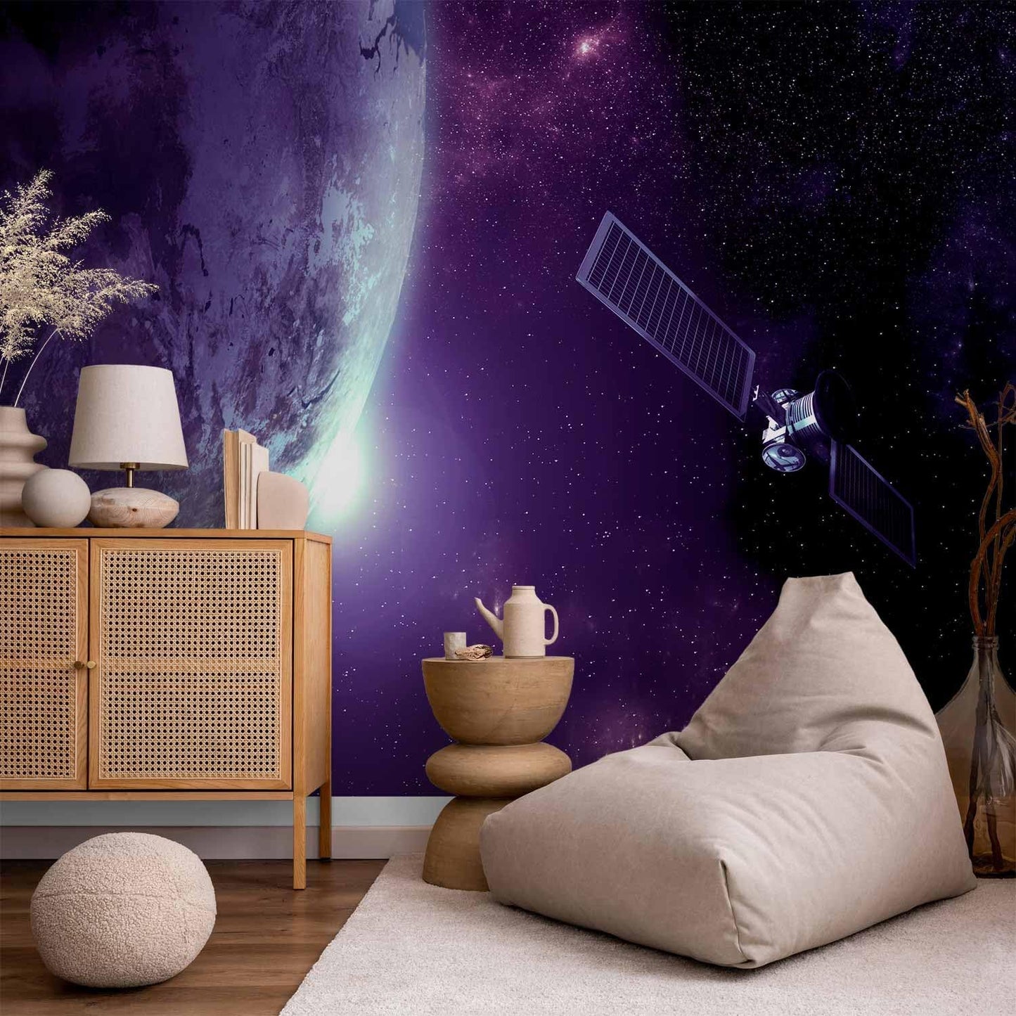 artgeist Premium Wall Mural Cosmos Galaxy 177x124 in - XXL Non-Woven Wallpaper Fleece Wall Decor Photo Print Picture Image Design Home n-B-0007-a-d