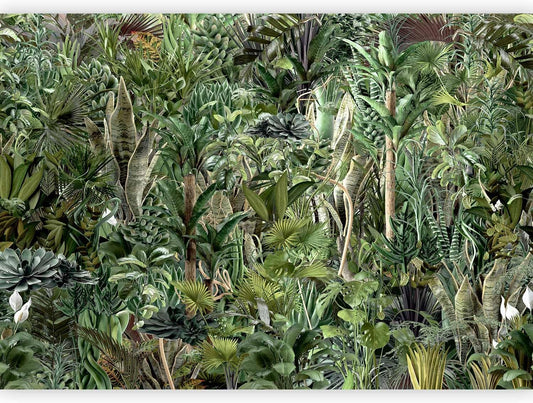 artgeist Wall Mural Leaves 177x124 in - XXL Non-Woven Wallpaper Fleece Wall Decor Photo Print Picture Image Design Plants Abstract Nature Botanical b-C-0858-a-a