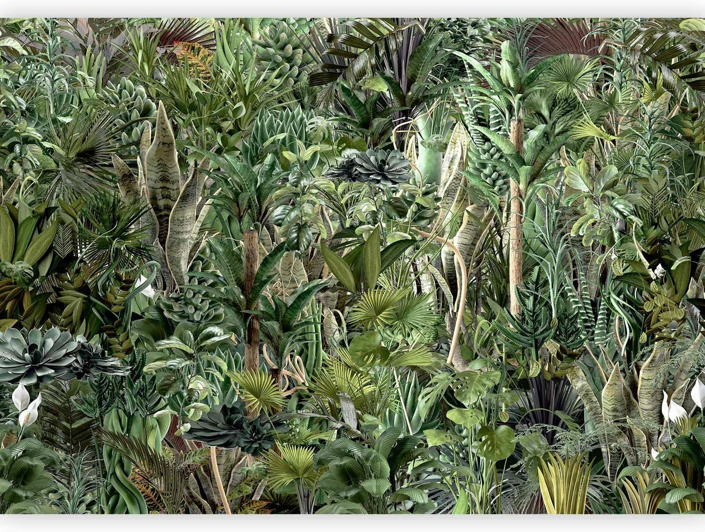 artgeist Wall Mural Leaves 79x55 in - XXL Non-Woven Wallpaper Fleece Wall Decor Photo Print Picture Image Design Plants Abstract Nature Botanical b-C-0858-a-a