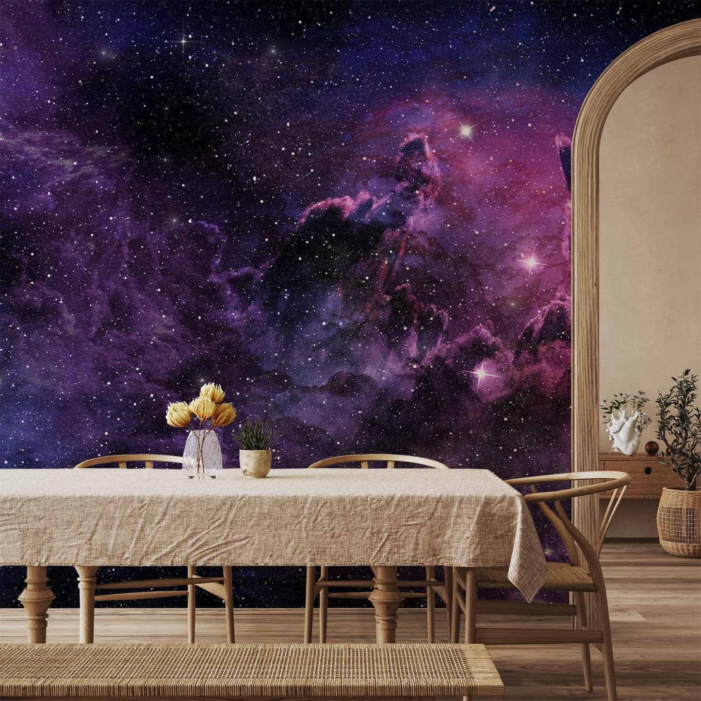 artgeist Premium Wall Mural Cosmos Galaxy 79x55 in - XXL Non-Woven Wallpaper Fleece Wall Decor Photo Print Picture Image Design Home a-C-0022-a-a