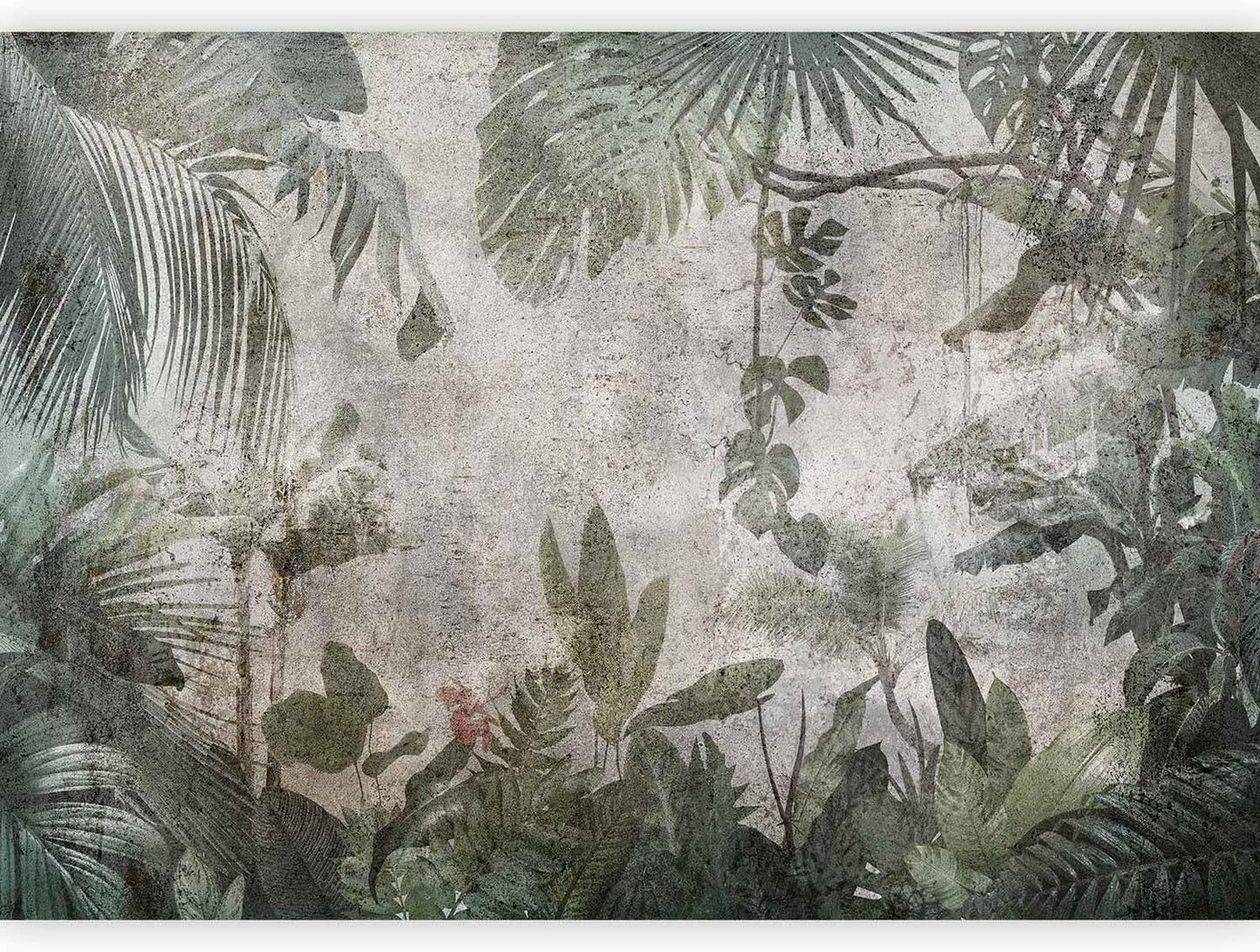 artgeist Wall Mural Tropical Leaves 193x138 in - XXL Peel and Stick Self-Adhesive Wallpaper Removable Large Sticker Foil Wall Decor Print Picture Image Design Jungle Nature Monstera b-C-0821-a-a