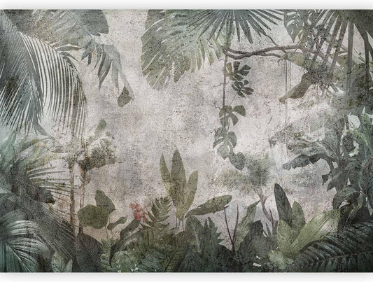 artgeist Wall Mural Tropical Leaves 193x138 in - XXL Peel and Stick Self-Adhesive Wallpaper Removable Large Sticker Foil Wall Decor Print Picture Image Design Jungle Nature Monstera b-C-0821-a-a