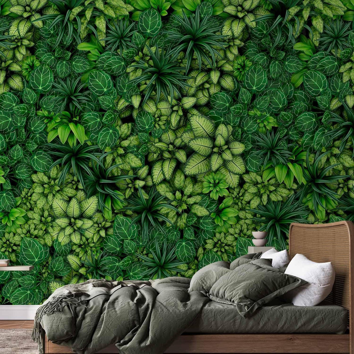 artgeist Premium Wall Mural Plants 98x69 in - XXL Non-Woven Wallpaper Fleece Wall Decor Photo Print Picture Image Design Nature Botanics Tropical Leaves b-B-0601-a-a