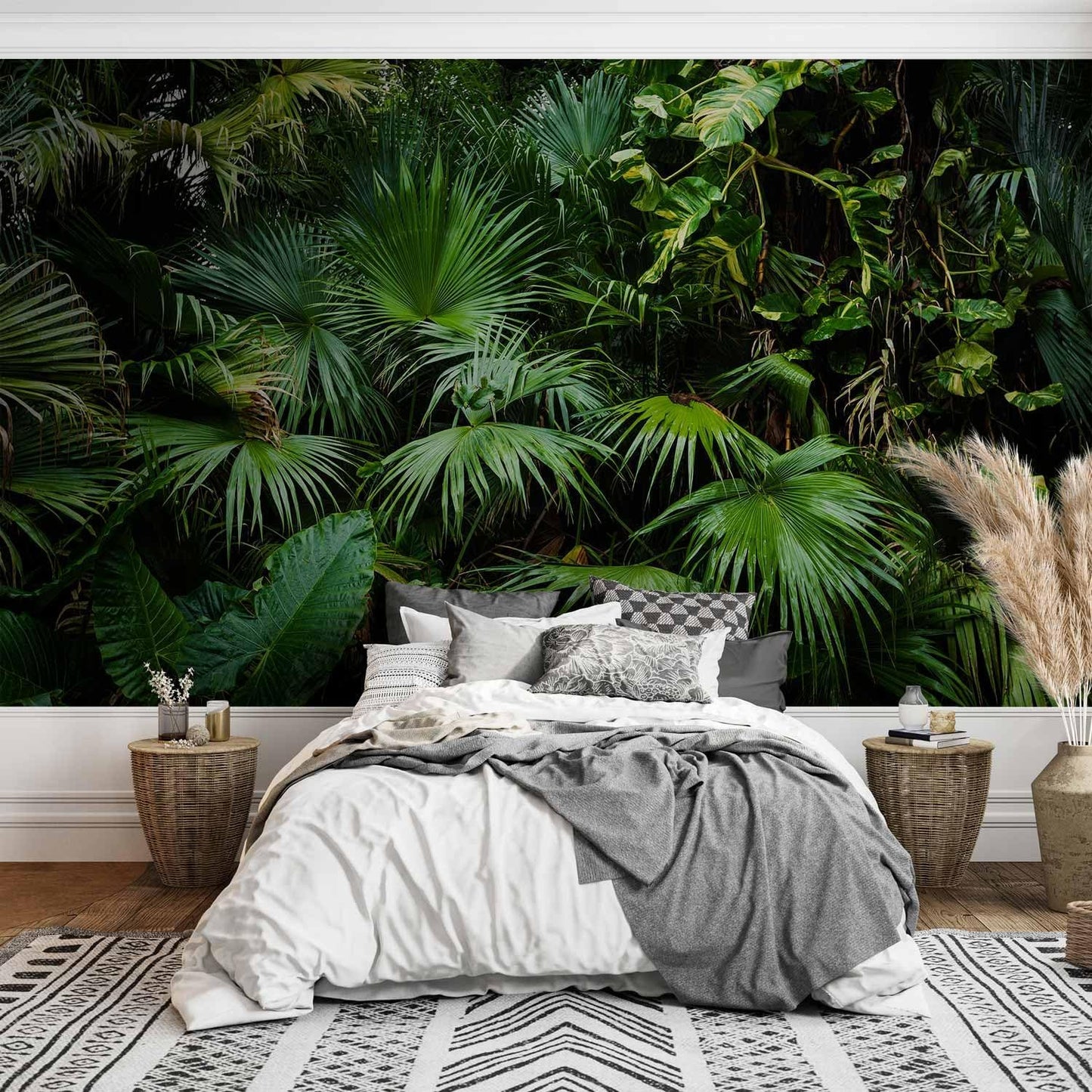 artgeist Wall Mural Tropical 177"x124" XXL Peel and Stick Self-Adhesive Wallpaper Removable Large Sticker Foil Wall Decor Print Picture Image Design